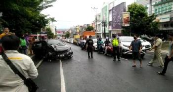Koronologis Kecelakaan Beruntun di Jalan Soedirman Bandarlampung
