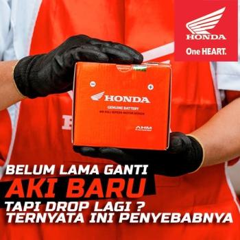Ini Dia Penyebab Motor Susah Distarter Padahal Aki Baru