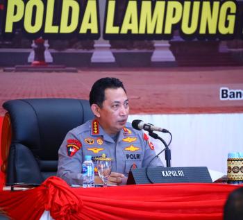 Situasi Keamanan dan Penanganan Covid-19 di Lampung Jadi Sorotan Kapolri 