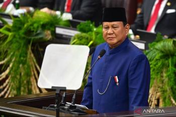 Presiden Prabowo : Perlu Persatuan Wujudkan Cita Cita Besar Bangsa 