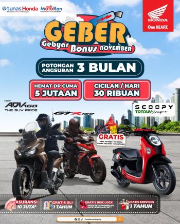 GEBER ( Gebyar Bonus November ) Dari Istana Motor 2 