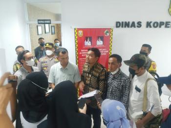 Polsek Teluk Betung Utara Lakukan Pengamanan Pertemuan Buruh Koperasi TKBM
