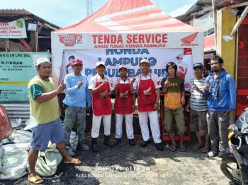 Banjir Melanda Bandar Lampung, TDM Berikan Service dan Sembako Gratis