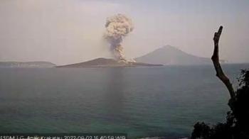 Awal Agustus, Gunung Anak Krakatau Tercatat 7 Kali Erupsi