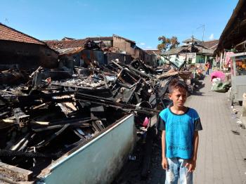 Bantuan Rp. 20 Juta Untuk Korban Kebakaran di Kota Karang Telah Diberikan 