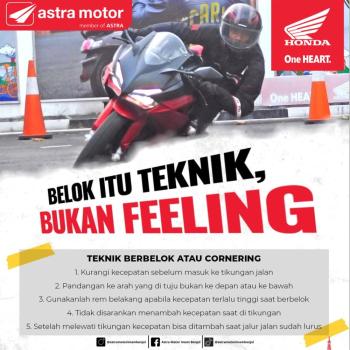 Astra Motor Imam Bonjol Edukasi Teknik Cornering: Belok Itu Teknik, Bukan Sekadar Feeling!   
