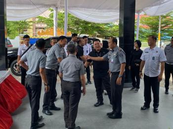 Inspektur Wilayah IV Lakukan Pengawasan Persiapan Kunjungan Idul Fitri 1446H di Lapas Narkotika Bandar Lampung
