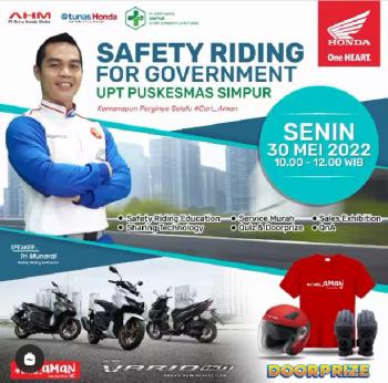 Tunas Honda dan Jaringannya NSS Kedaton Sukses Menggelar Safety Riding For Government