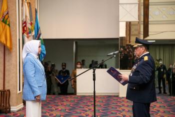 Dephub Kukuhkan Ibu Riana Sari Arinal Sebagai Bunda Sadar Lalu Lintas Usia Dini Provinsi Lampung Periode 2022-2027