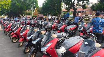 Seperti Ini Tampilan Motor Operasional yang Dibagikan Untuk Kelurahan di Bandar LampungÂ 