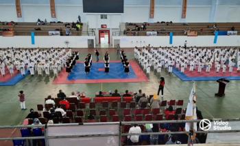 Sambutan Ketua Umum PB. Perkemi Dalam Kejuaraan Antar Dojo se-Indonesia Timur "Rektor Unhas Cup XIV"