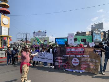 Mahasiswa Papua Gelar Aksi Damai di Lampung, Desak Hentikan Operasi Militer di Tanah Papua