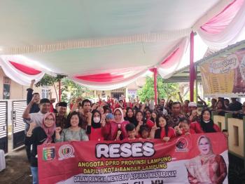 Aprilliati Menggelar Reses Bersama Masyarakat Labuhan Dalam Bandarlampung