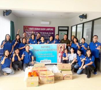 Semangat Berbagi Kasih Lingkungan St Laurensius Dalam Rangkaian HUT Ke -  26 Lingkungan St. Laurensius dan Perayaan Santo Pelindung Lingkungan