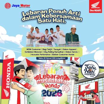 Showroom Evet Honda Jaya Motor Riding Satu Hati Sebar Berkah Ramadhan