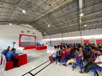 Penuhi Hak Integrasi,83 Warga Binaan Lapas Narkotika Bandar Lampung Jalani Sidang TPP