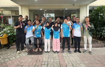 KONI Lampung Kunjungi Atlet Menembak di Kejurnas Jakarta, Apresiasi Dua Medali Perunggu