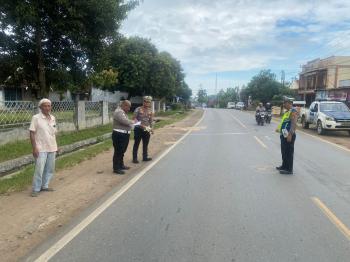 Ibu dan Balita Tewas Ditabrak Truk di Jalinsum Lampung Utara