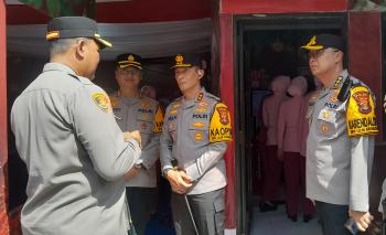 Delapan Pos Disiagakan, Kapolda Lampung Cek Kesiapan Pengamanan Nataru