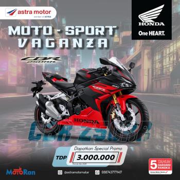 Astra Motor Natar Hadirkan Promo Moto-Sport Vaganza: Honda CBR250RR Cuma TDP Rp 3 Juta!   