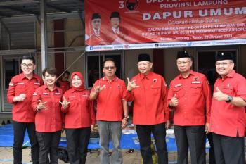 Ulang Tahun Megawati Ke-76, PDIP Lampung Bagikan Makanan Sehat Cegah StuntingÂ 
