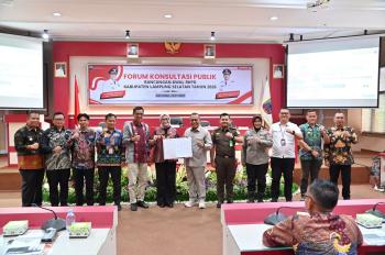 Himpun Aspirasi Masyarakat, Pemkab Lampung Selatan Gelar Forum Konsultasi Publik Rancangan Awal RKPD 2026   
