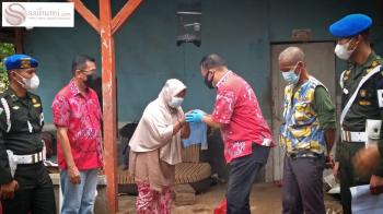 Ringankan Beban Warga, PSMTI Lampung Berbagi Kasih Bagikan Sembako