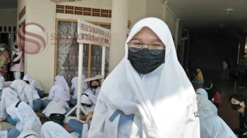 Bandarlampung PPKM Level 3, Pelajar Antusias Jalani Vaksin Covid-19