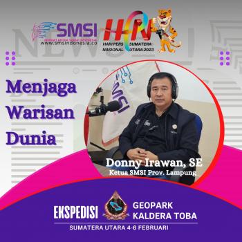 Ekspedisi Geopark Kaldera Toba, Pers Turut Menjaga Warisan Dunia