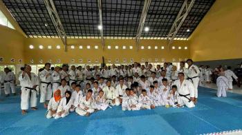 Pengprov PERKEMI Jambi Gelar Pemantapan Teknik dan Ujian Kenaikan Tingkat ke-1 Tahun 2023