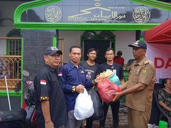 IWO Peduli Kembali Salurkan Bantuan Untuk Terdampak Banjir di Kota Bandar Lampung