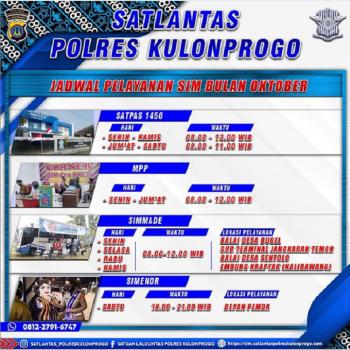 Info Layanan Pembuatan dan Perpanjangan SIM di Kulonprogo Simenor Hadir Tiap Malam Minggu
