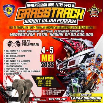 SMSI Tulang Bawang Mensuport Kegiatan Super Grass track Di Tulang Bawang