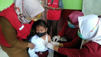 SD Negeri 1 Sukabumi Indah Gelar Vaksinasi Anak Usia 6-11 Tahun