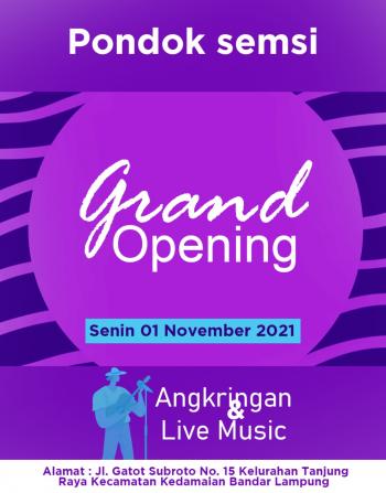 Pondok SEMSI Nuansa Romansa Ditargetkan 1 November Grand Opening 
