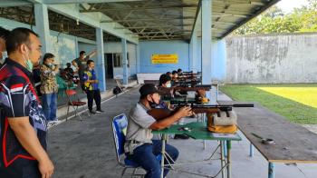 Krakatau Shooting Club Menggelar Lomba Tembak Benchrest di Lapangan Tembak  PERBAKIN Sukarame.