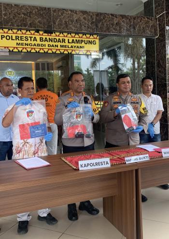 Polisi Ungkap Sindikat Penggelapan Kendaraan di Bandar Lampung   