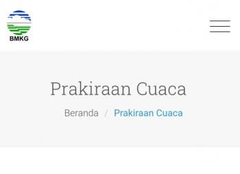 Prakiraan Cuaca Wilayah Lampung Kamis, 12 Agustus 2021