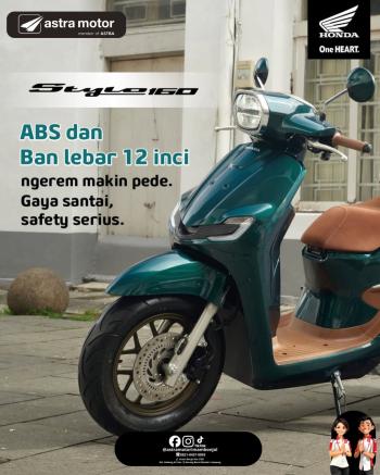 Gaya Santai, Safety Serius: Honda Stylo 160 Jadi Primadona Baru di Astra Motor Imam Bonjol