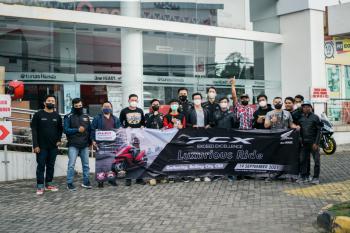 PCX Luxurious Ride Ajak Bikers Keliling Kota Bandar Lampung