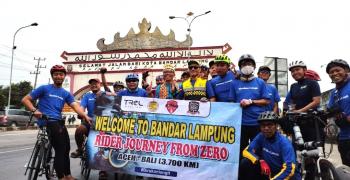 Tengok Kisah Pesepeda Ini,Tempuh Jarak Dari Palembang Ke Lampung