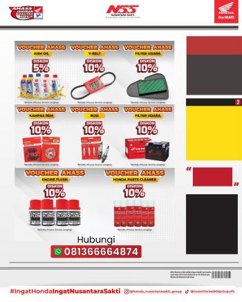 Promo Spesial Ramadhan AHASS NSS, Diskon Servis hingga 50% Berlaku sampai 28 Maret 2026