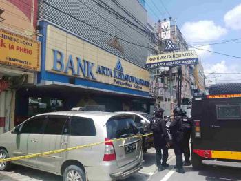 Perampokan di Bank Arta Kedaton Telukbetung, 2 Orang Dikabarkan Tertembak