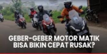 Jangan Coba-coba Geber Motor Matik Saat Posisi Diam
