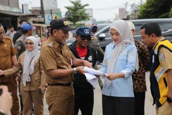 Wagub Jihan Nurlela Tinjau Perbaikan Ruas Jalan Pringsewu–Pardasuka, Pastikan Akses Transportasi tetap Aman dan Lancar