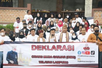 Sikap Egaliter dan Peduli Budaya Lokal, Bikin Orang Muda Lampung Jatuh Hati ke Ganjar