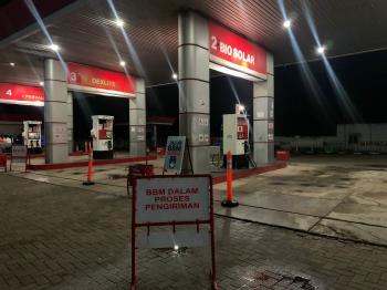 Supir Truk Antar Pulau Protes, SPBU di Lampung Timur Tidak Jual SolarÂ 