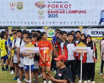 Jaring Atlet Potensial, Ketua PERBAKIN Bandarlampung Dukung Penuh Kesuksesan PORKOT 2025