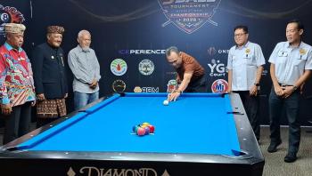 Menuju PON 2032, KONI Lampung Genjot Prestasi Lewat Turnamen Biliar Internasional