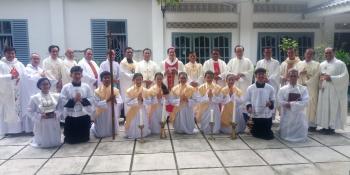 Misa Pemberkatan Taman dan Patung Santa Lidwina Bandar Jaya 